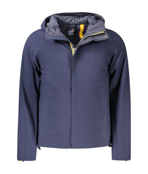 K-WAY Blue Polyester Men Jacket