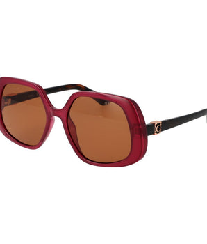 Guess Burgundy Plastic Sunglasses