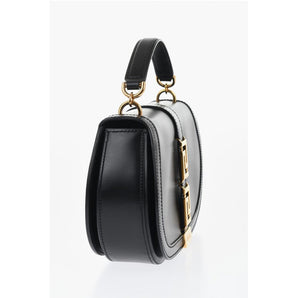 Versace Leather GRECA GODDES Saddle Bag with Golden Detail