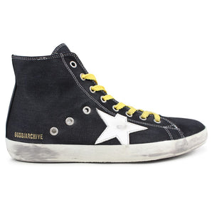 Golden Goose Black Canvas Sneakers
