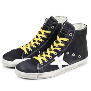 Golden Goose Black Canvas Sneakers