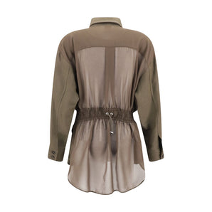 PINKO Linen Shirt Jacket