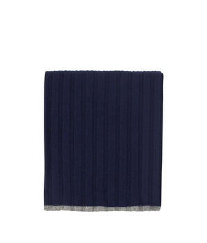 Scarf Brunello Cucinelli Blue Cashmere