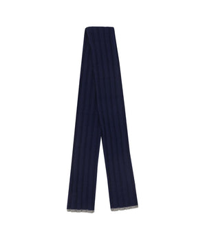 Scarf Brunello Cucinelli Blue Cashmere