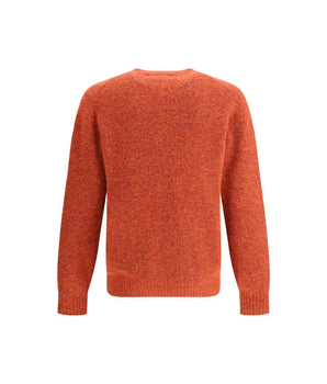 Brunello Cucinelli Orange Alpaca Vicugna Pacos Sweatshirt