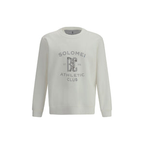 Brunello Cucinelli Sudadera maxi con estampado