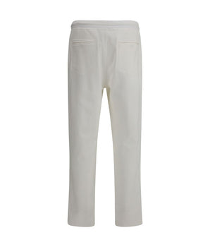 Brunello Cucinelli White Cotton Joggers (Training Pants)