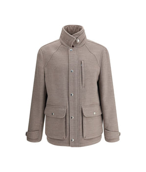 Brunello Cucinelli Beige wool coat
