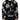Dolce & Gabbana Black Wool Floral Printed Men Hooded Jacket