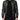 Dolce & Gabbana Black Lambskin Leather Biker Full Zip Jacket