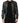 Dolce &amp; Gabbana Black Lambskin Leather Biker Full Zip Jacket