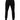 Pantalones jogger de cintura media de algodón negro de Dolce &amp; Gabbana