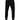 Pantalones jogger de cintura media de algodón negro de Dolce &amp; Gabbana