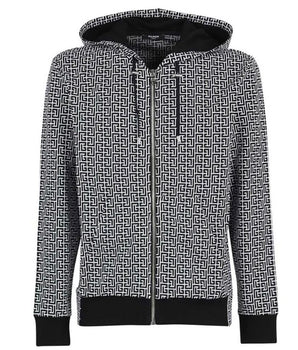 Balmain Black Cotton Men's Sweater