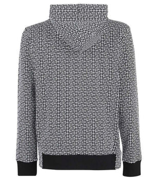 Balmain Black Cotton Men's Sweater