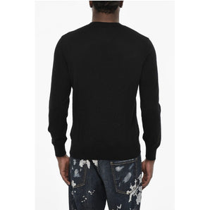 Dsquared² Virgin Wool Lightweight Crew-neck Sweater