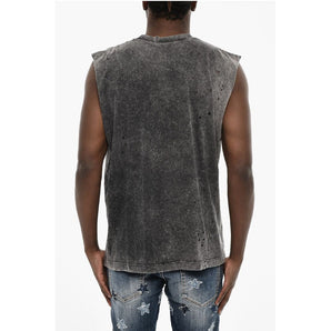 Dsquared² Vintage Effect Tank Top with Studs