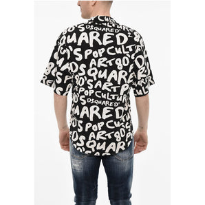 Dsquared² All-Over Logo Cotton Shirt