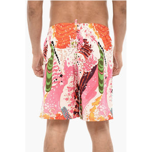 Dsquared² Allover Printed Swim Shorts