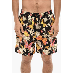 Dsquared² Printed BUTTERFLY Swim Shorts
