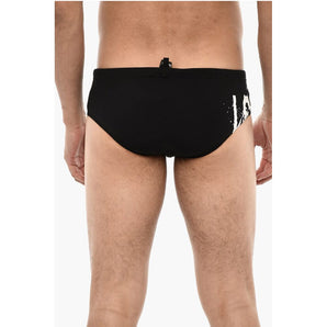 Dsquared² Logo Print Slip Swimsuit