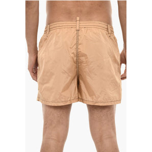 Dsquared² Nylon Swim Shorts with Maxi Frontal Star