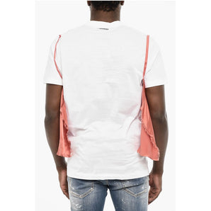 Dsquared² Underwear Cotton Crew-neck T-shirt with Top Detail