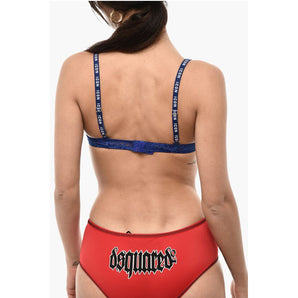 Dsquared² All-Over Logo Lace ICON Balconette Bra