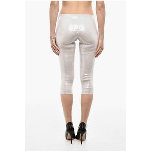 Dsquared² 3/4 Leggings With Allover Sequins