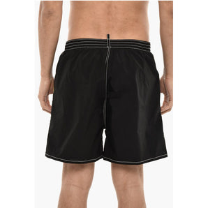 Dsquared² Swim Short with Multicolor Printed Logo