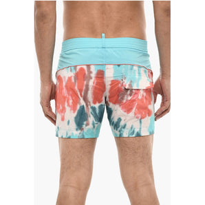 Dsquared² Tie Dye Print MIDI Boxer Swimsuit