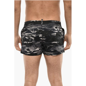 Dsquared² Beach Print Boxer Swim shorts