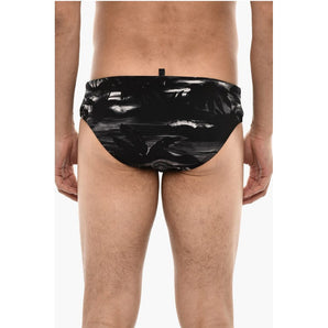 Dsquared² Beach Print Slip Swuimsuit