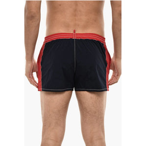 Dsquared² Color Block Swim Shorts with Side Logo