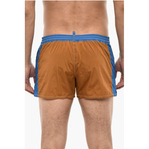 Dsquared² Color Block Swim Shorts with Side Logo