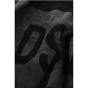 Dsquared² Two-Tone Wool Scarf with Maxi Logo