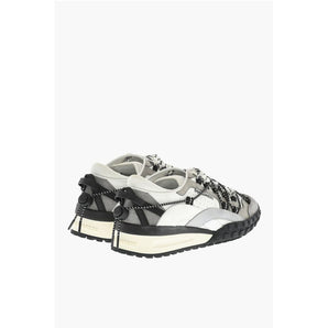 Dsquared² Leather LEGEND Low-Top Sneakers With Mountain Laces