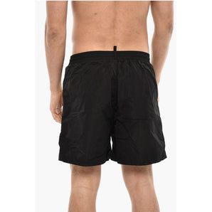 Dsquared² Logo Print Swim Shorts