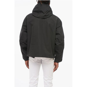 ROA Multi-Pocket Nylon Windbreaker Jacket with Hood