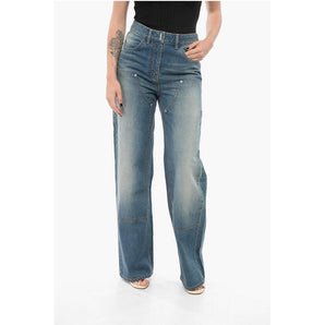Givenchy Straight Fit Delavè Cargo Denims 25cm