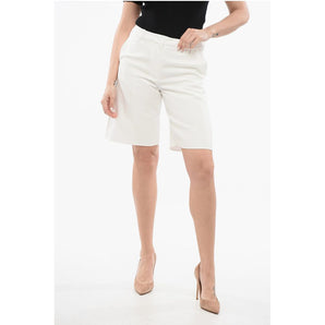 Valentino Cotton Wide-leg Shorts
