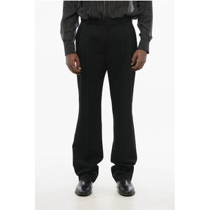 Saint Laurent Double-pleated Wool 4-Pocketed Pants