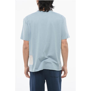 Ten c Solid Color Crew-neck T-Shirt