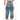 1989 Studio Acid Wash Effect Baggy Fit Cargo Jeans 25cm