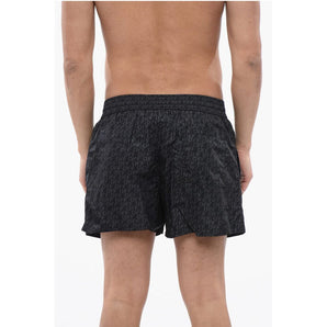Off-White Logo Print Swimshorts