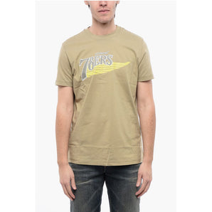 Diesel RED TAD Cotton T-DIEGOR-K75 Crew-neck T-shirt with Contrast