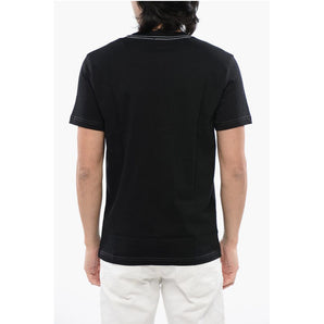 Diesel RED TAG Organic Cotton T-DIEGOR-N1 Crew-neck T-Shirt with Fa