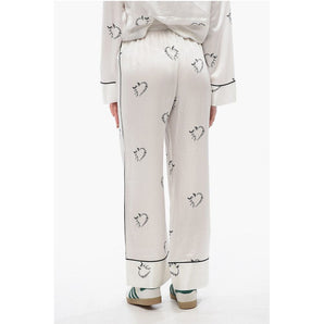 AllSaints Satin SOFI Casual Pants with Drawstring Waist
