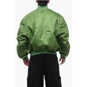 Off-White Padded ARROW Bomber Jacket with Removable Sleeves