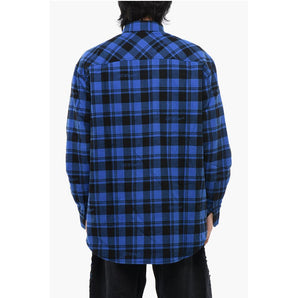 Off-White Checkered Lined Flannel Overshirt